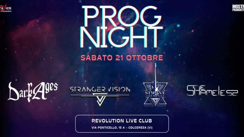 PROG NIGHT – appuntamento il 21 ottobre a Vicenza