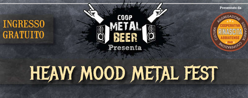 HEAVY MOOD METAL FEST – il prossimo 7 ottobre una lineup per tutti i gusti