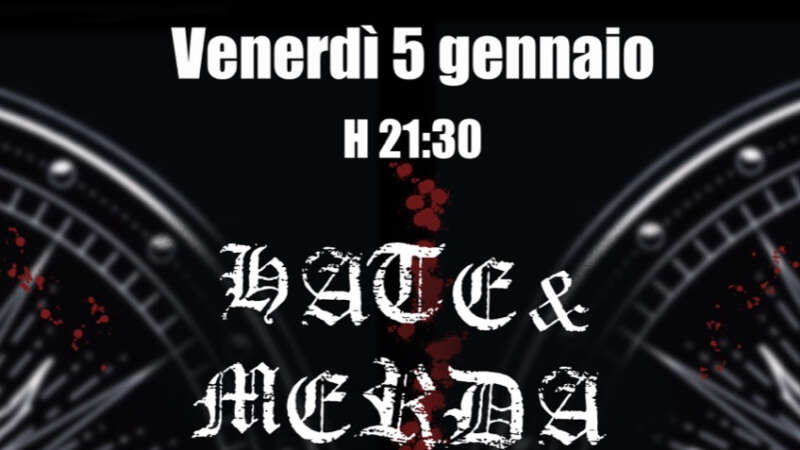 HATE&MERDA e LOIA – gli orari della data al Bloom di Mezzago