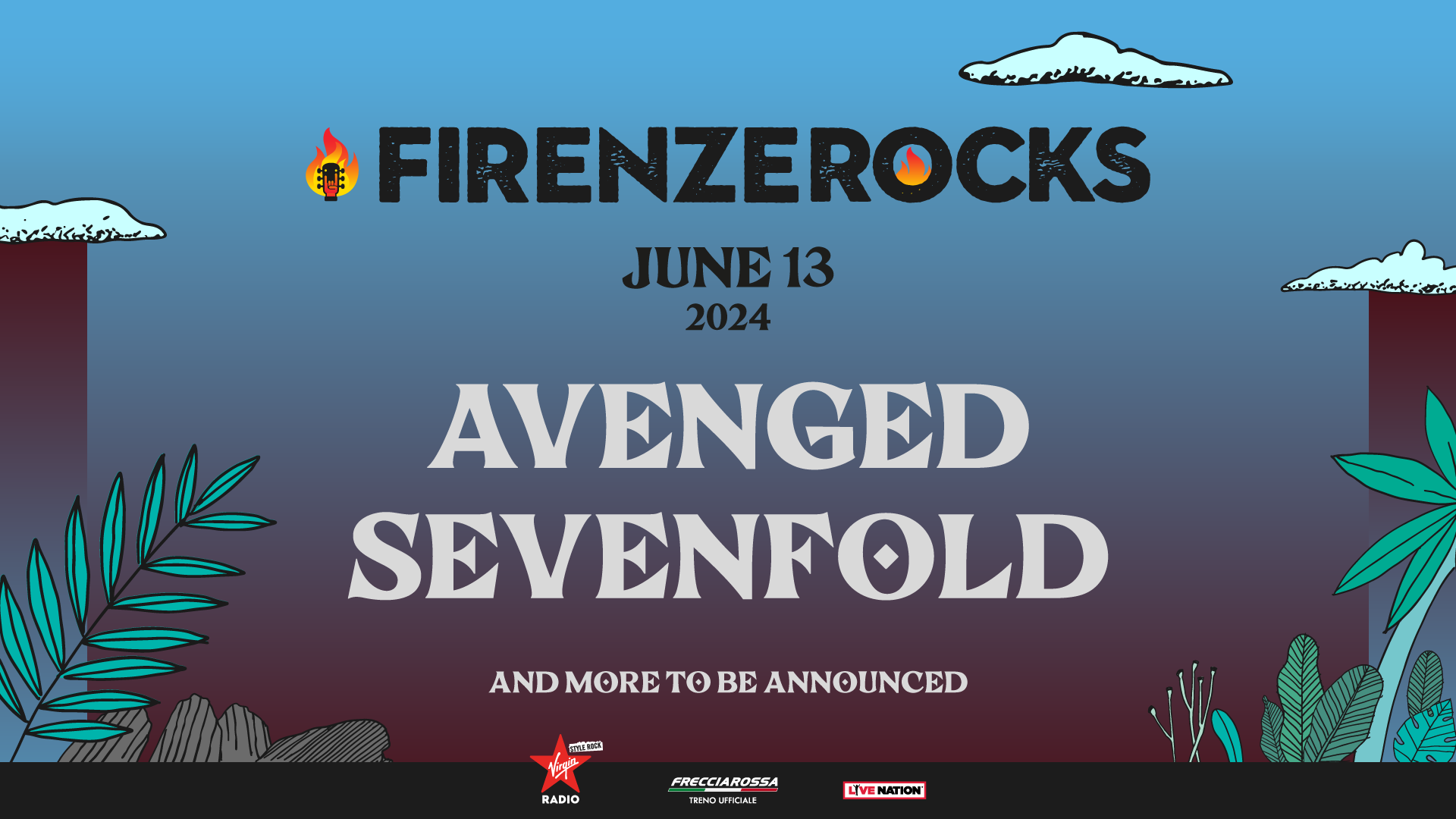 AVENGED SEVENFOLD – giovedì 13 giugno 2024 infiammeranno il pubblico del Firenze Rocks con uno show spettacolare