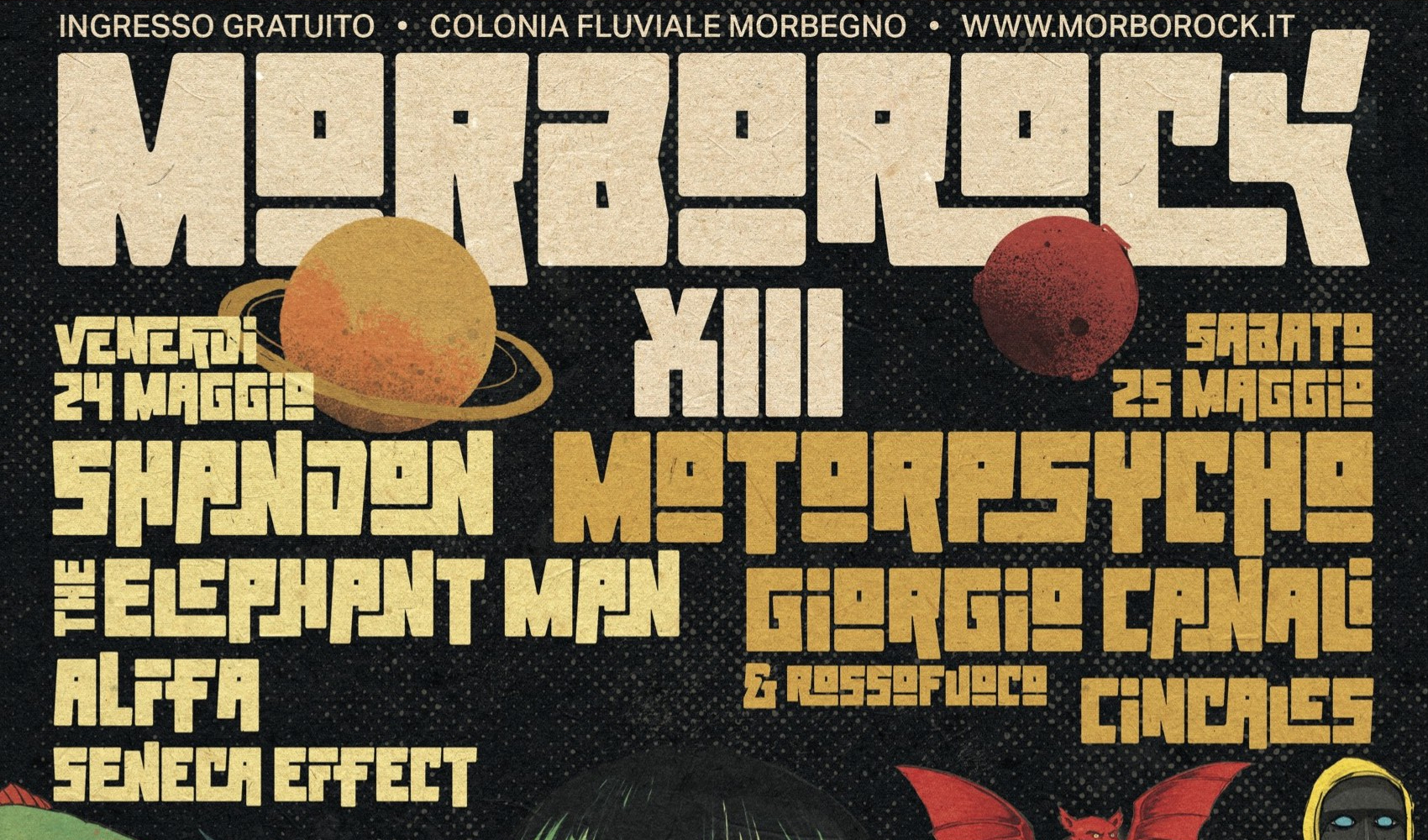 MORBOROCK – festival gratuito con Motorpsycho e tanti altri