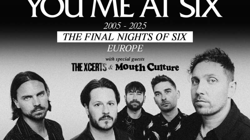 YOU ME AT SIX – The Xcerts e Mouth Culture in aggiunta