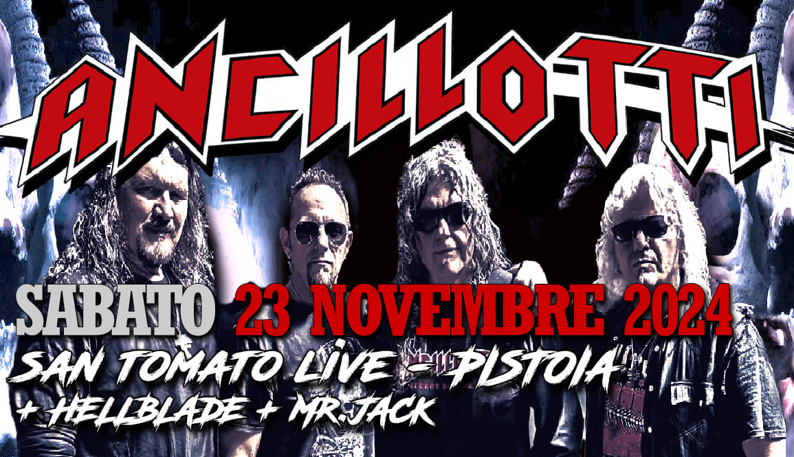 ANCILLOTTI – annunciano gli spettacoli italiani del “Get out & scream – 15th anniversary” tour