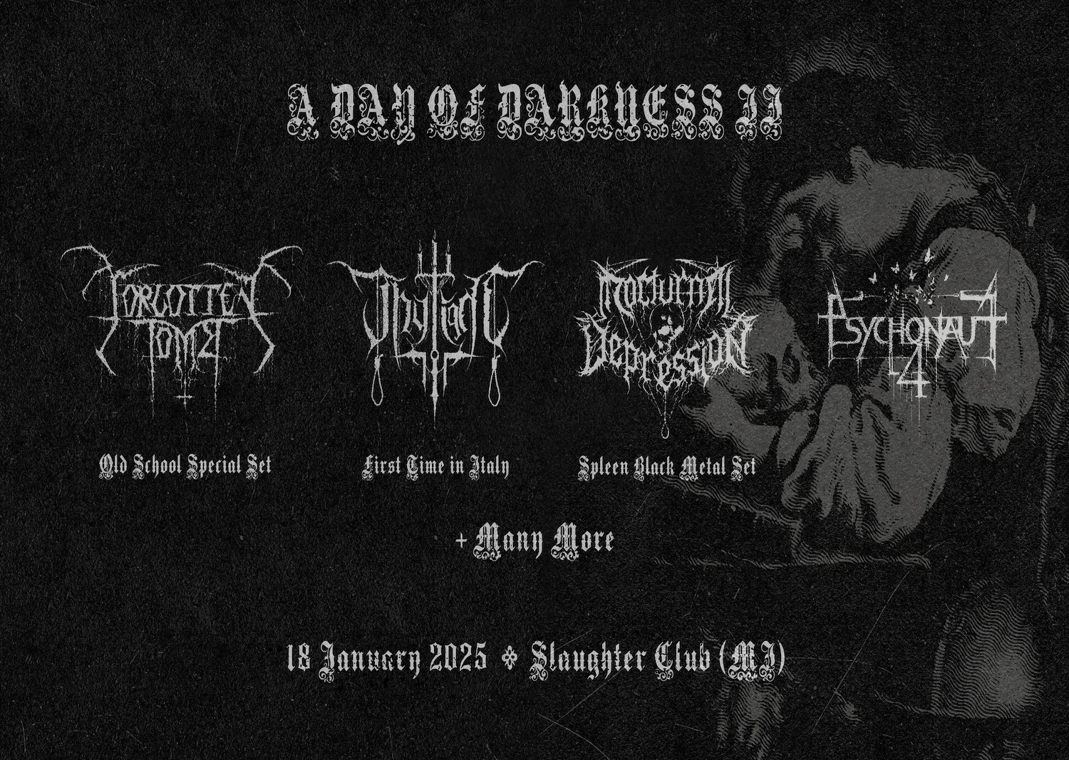 A DAY OF DARKNESS FESTIVAL – gli orari della seconda edizione