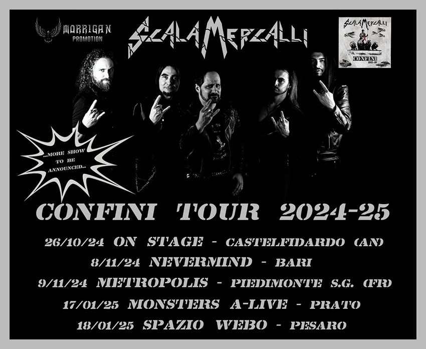 SCALA MERCALLI – release party dal vivo a supporto del nuovo album “Confini 1915-18”, in uscita il 26 Ottobre