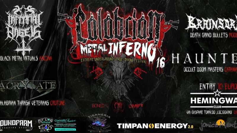 CALABRIAN METAL INFERNO FEST – i dettagli della 16ma edizione