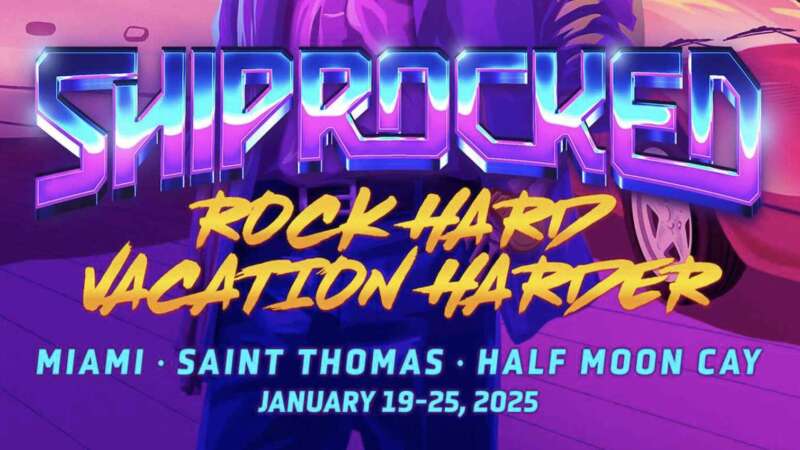 SHIPROCKED 2025 – dal 19 al 25 gennaio, torna la crociera rock tra le più longeve; ancora qualche cabina disponibile.