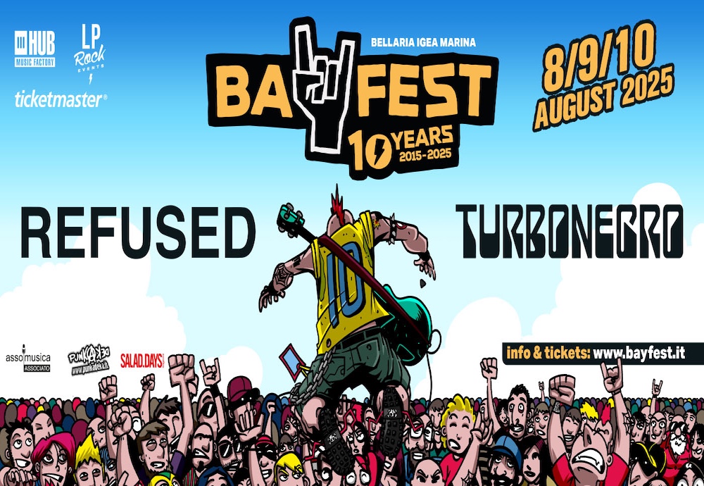 BAY FEST 2025 – Refused e Turbonegro sono i primi nomi dell’edizione del decennale