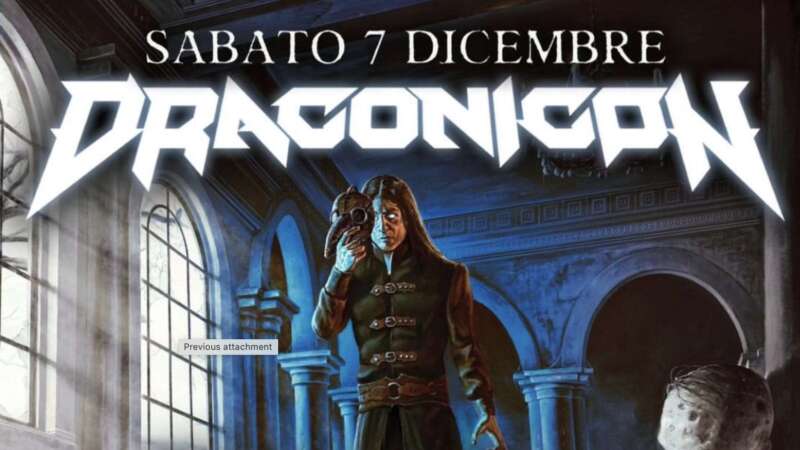 DRACONICON – live al Rockstar di Capalbio sabato 7 dicembre