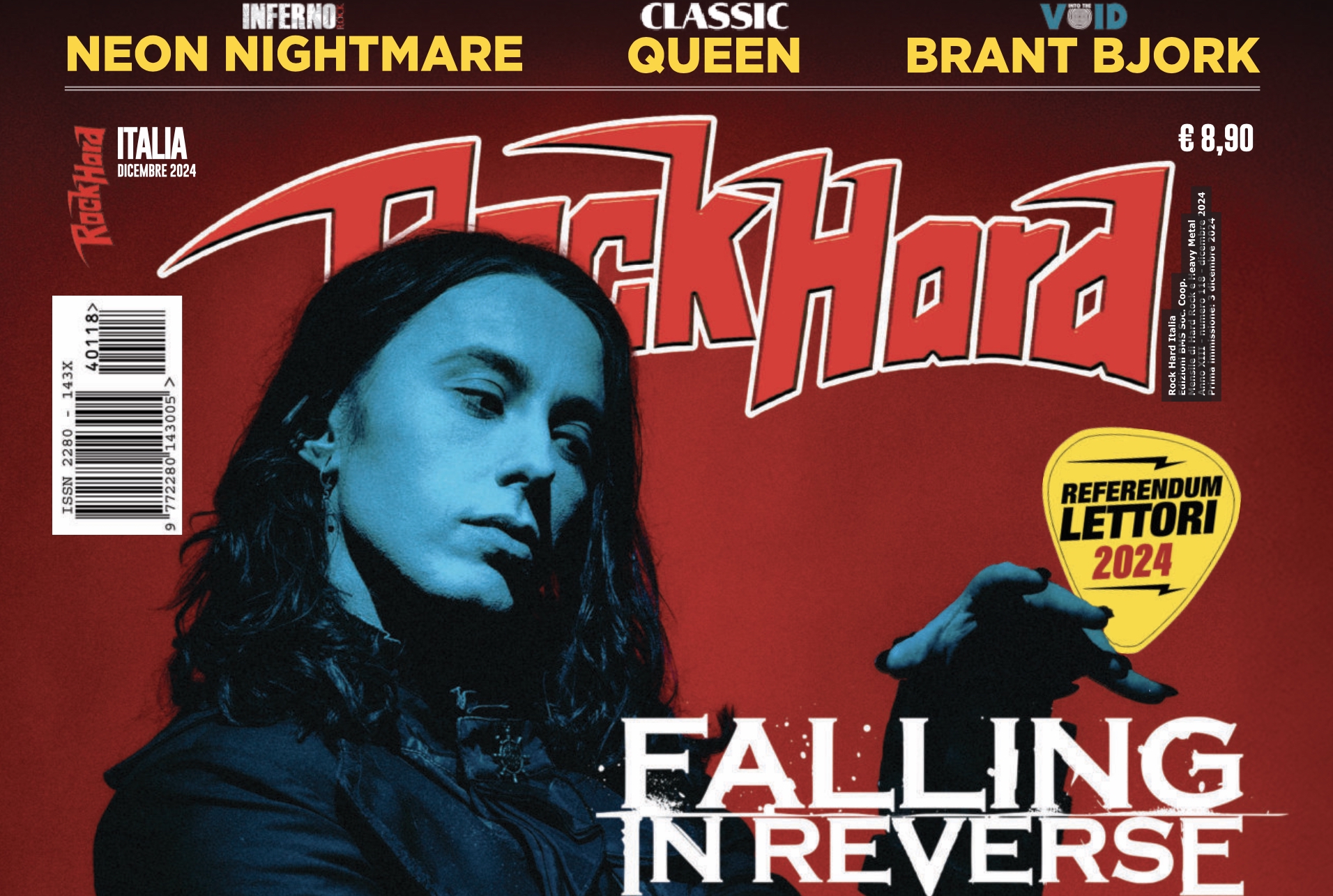 È IN EDICOLA IL NUOVO NUMERO DI ROCK HARD! – DICEMBRE 2024