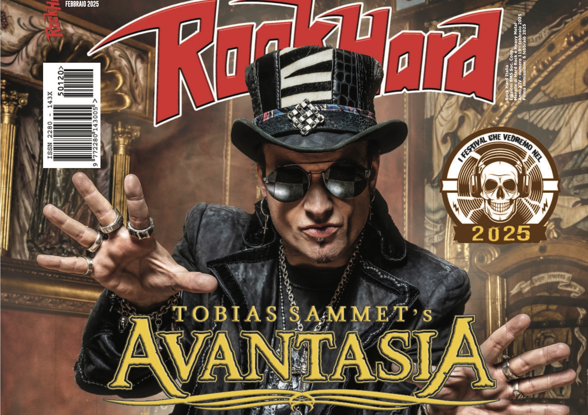 È IN EDICOLA IL NUOVO NUMERO DI ROCK HARD! – FEBBRAIO 2025