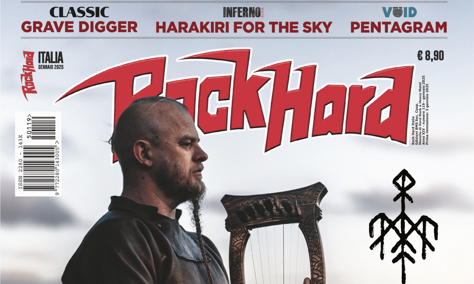 È IN EDICOLA IL NUOVO NUMERO DI ROCK HARD! – GENNAIO 2025