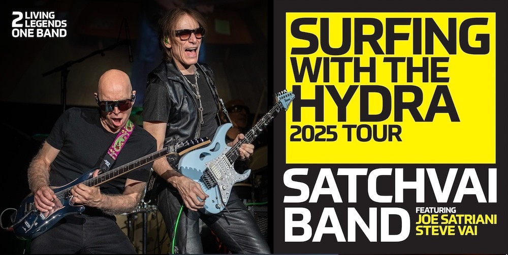 SATCHVAI BAND – ufficializzata la formazione che accompagnerà in tour Joe Satriani e Steve Vai