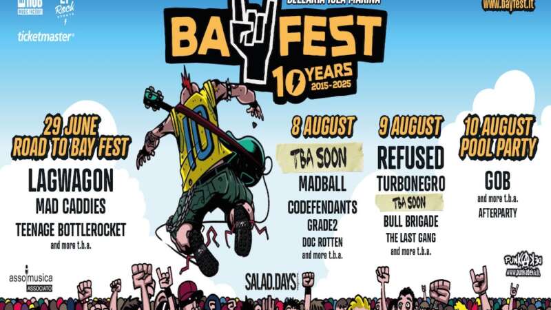 BAY FEST 2025 – annunciati nuovi nomi