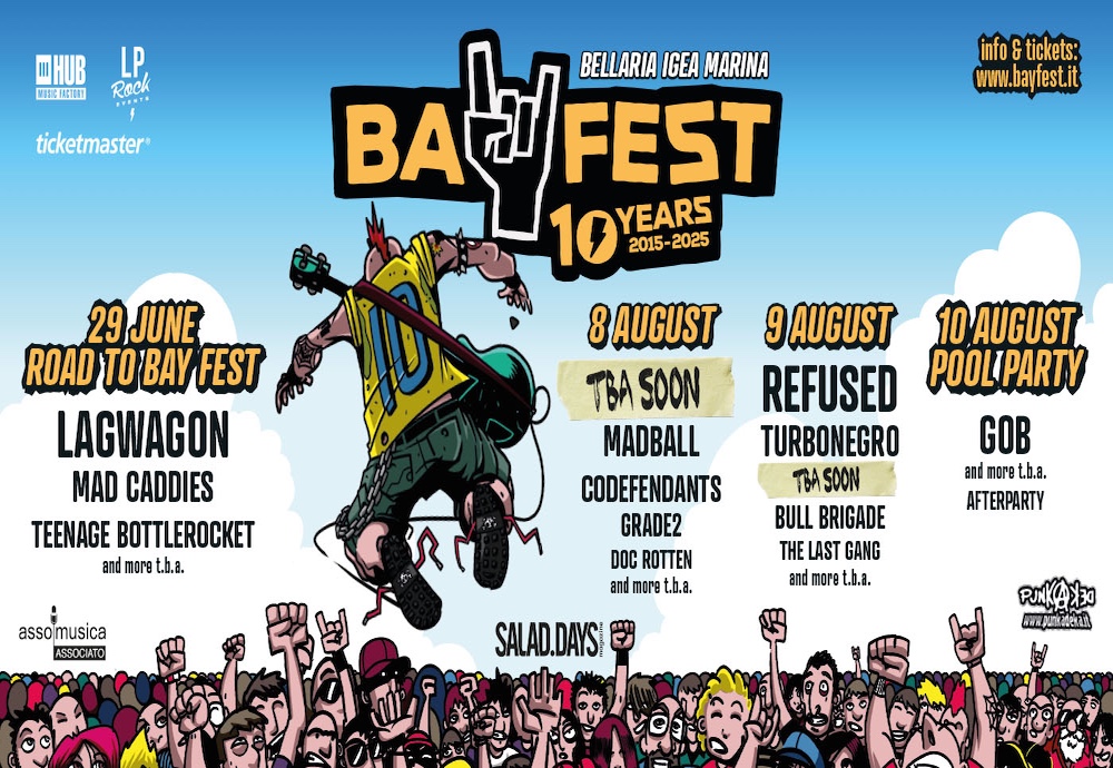 BAY FEST 2025 – annunciati nuovi nomi