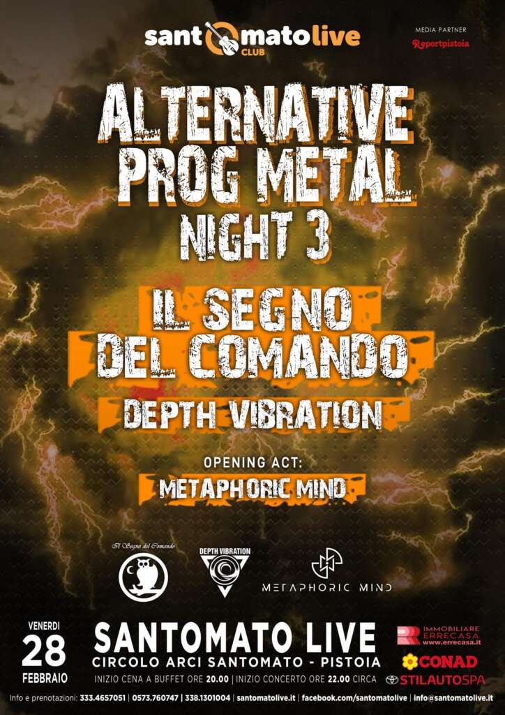 ALTERNATIVE PROG METAL NIGHT 3 - i dettagli