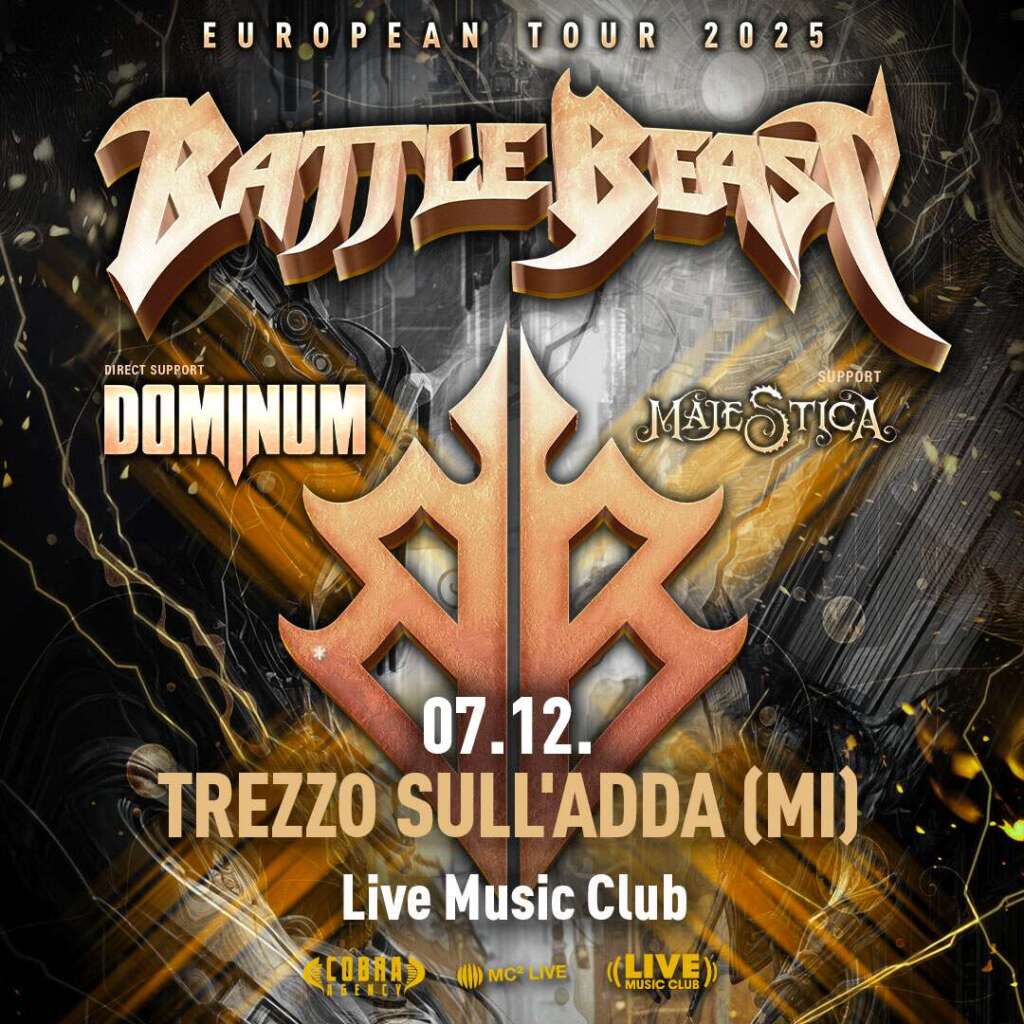 BATTLE BEAST unica data italiana al Live Club il 7 dicembre