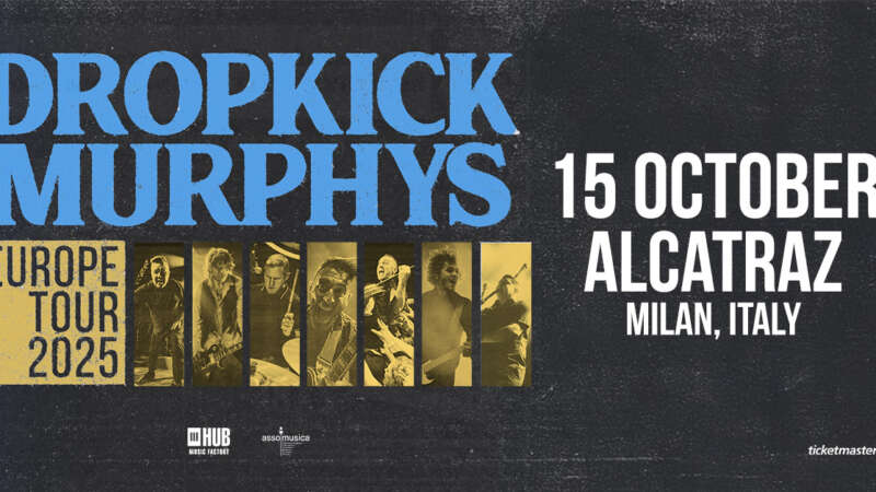 DROPKICK MURPHYS l’unica data italiana del tour europeo 2025