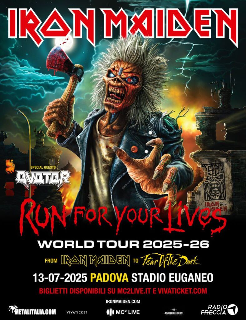 IRON MAIDEN unica data italiana il 13 luglio a Padova