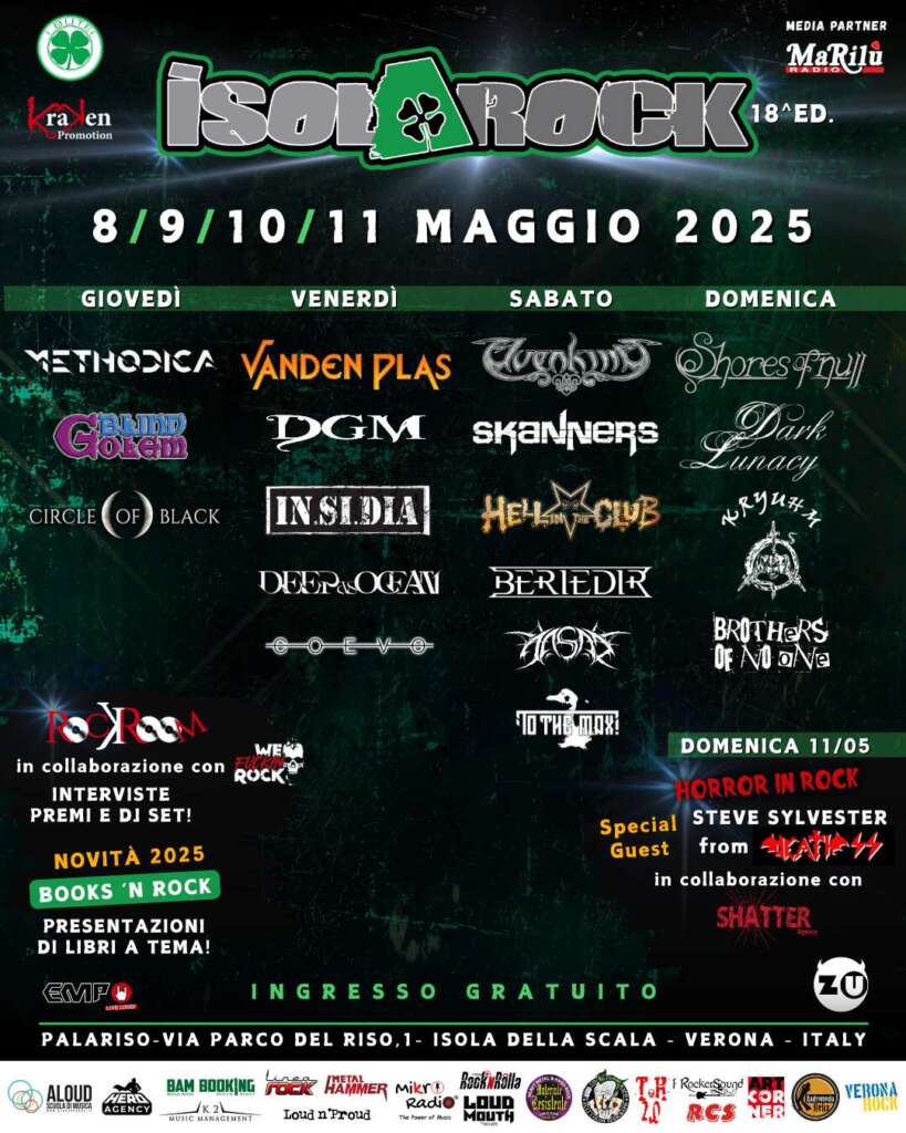 ISOLA ROCK 2025 i dettagli della 18^ edizione