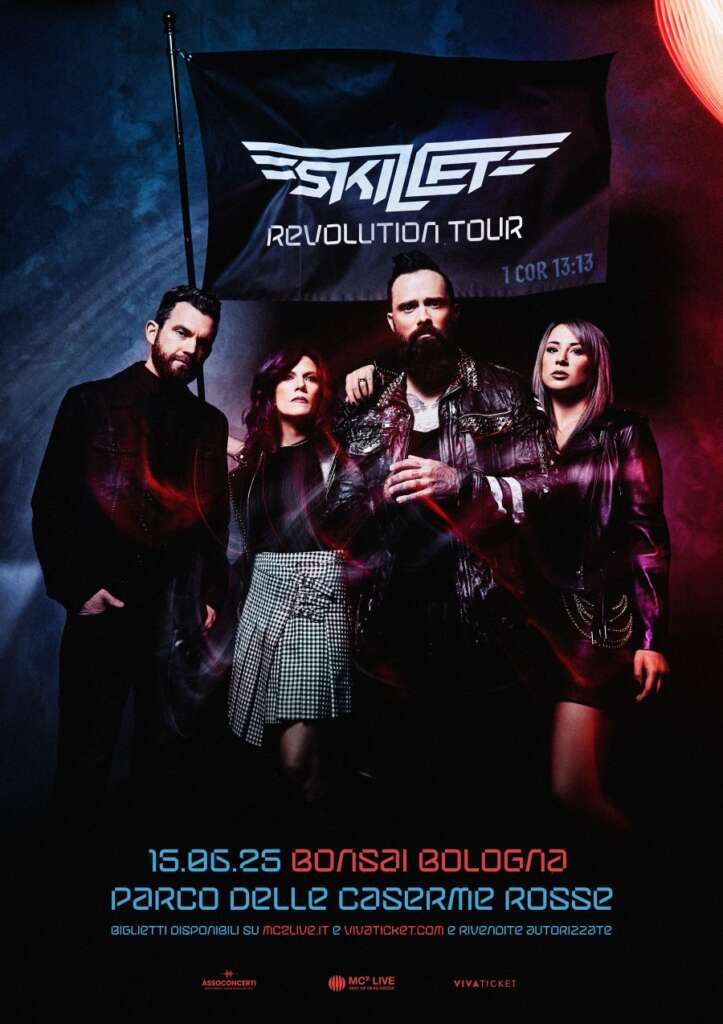 SKILLET una data in Italia a giugno presso BOnsai