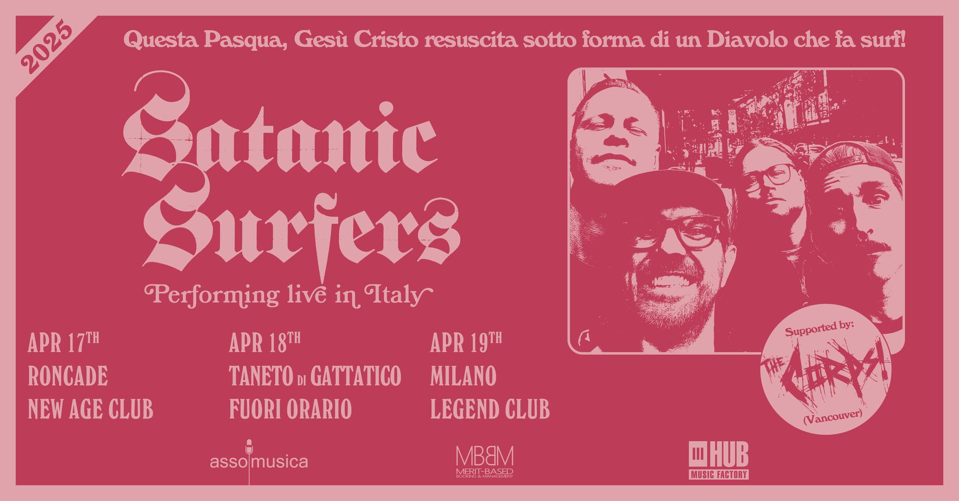 SATANIC SURFERS – tornano in Italia ad aprile per tre date