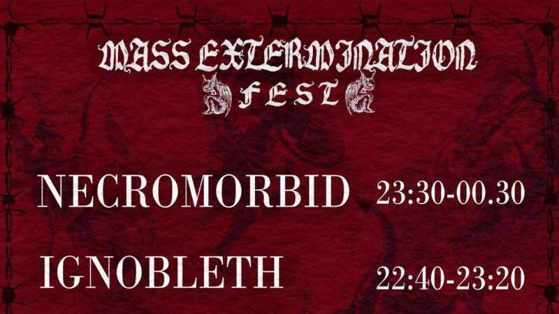 MASS EXTERMINATION FEST gli orari