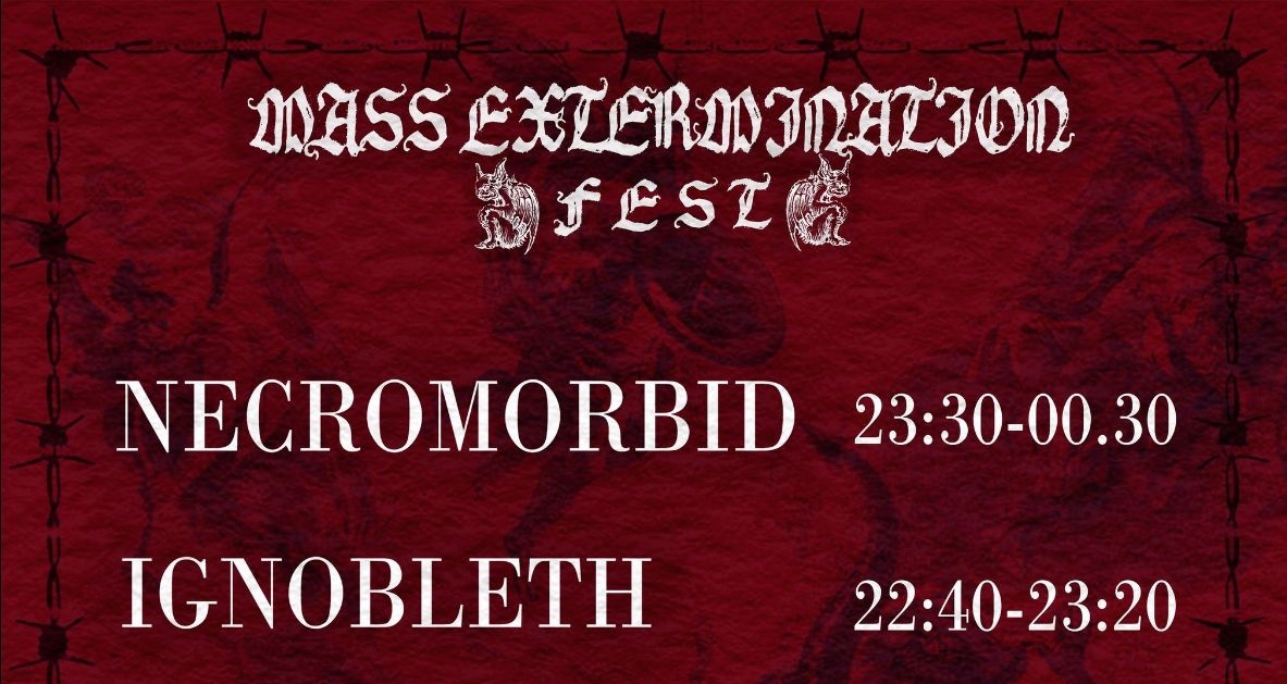 MASS EXTERMINATION FEST gli orari